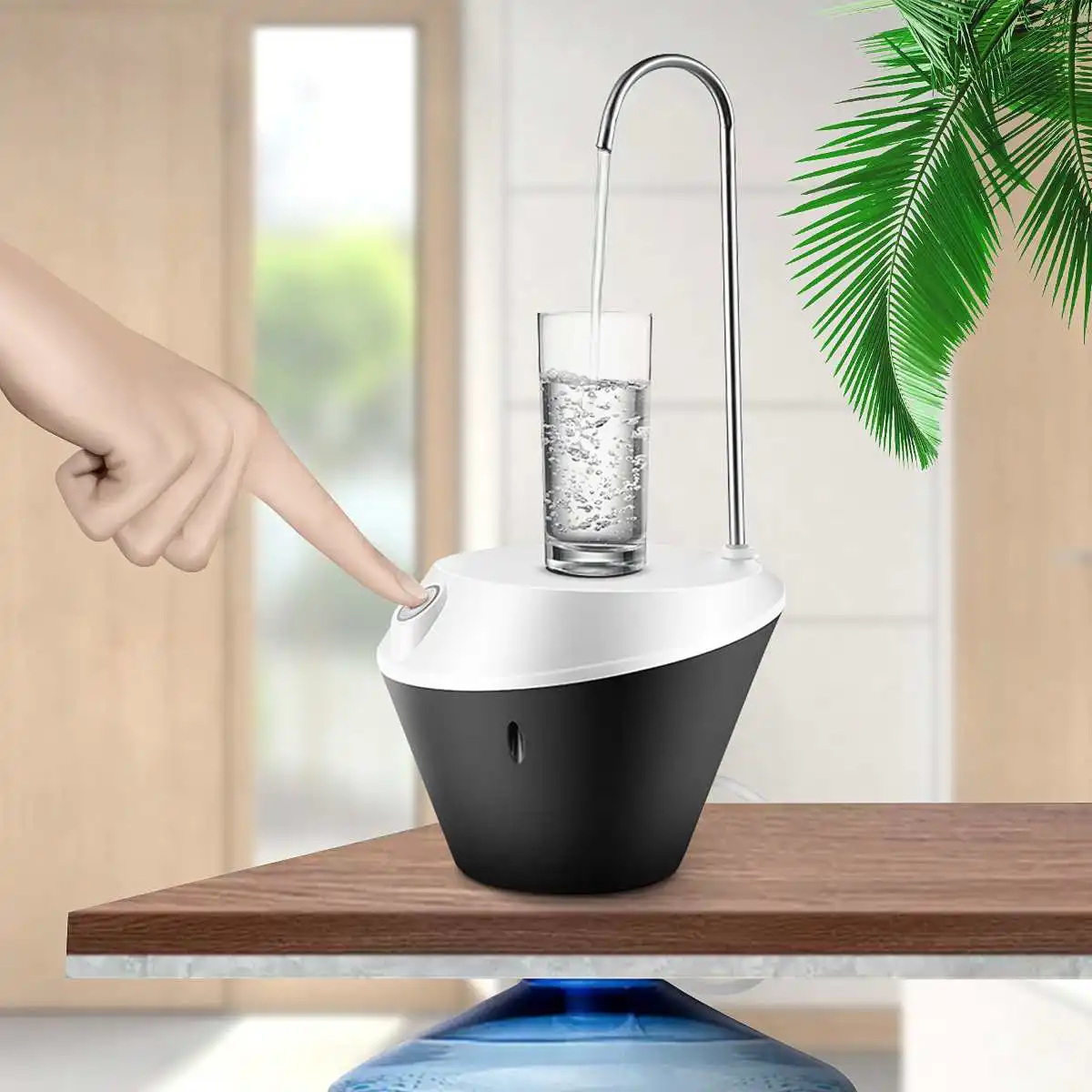 Home Water Bottle Pump Portable Black Electric Water Dispenser USB Charging Automatic Drinking Water Pumps Water-bottle Switch
Home Water Bottle Pump Portable Black Electric Water Dispenser USB Charging Automatic Drinking Water Pumps Water-bottle Switch