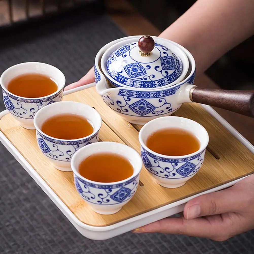 Portable Chinese Gongfu Kung Fu Tea Set Ceramic Teapot With Wooden Handle Side-handle Pot Cup Teaware Travel Kung Fu Tea Set
Portable Chinese Gongfu Kung Fu Tea Set Ceramic Teapot With Wooden Handle Side-handle Pot Cup Teaware Travel Kung Fu Tea Set