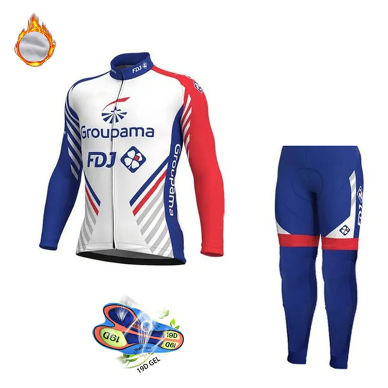 2022 FDJ Pro Team Winter Thermal Fleece Long Sleeve Jersey Suit Bib Pants Mtb Cycling Clothes Men Outdoor Riding Bike Clothing
2022 FDJ Pro Team Winter Thermal Fleece Long Sleeve Jersey Suit Bib Pants Mtb Cycling Clothes Men Outdoor Riding Bike Clothing