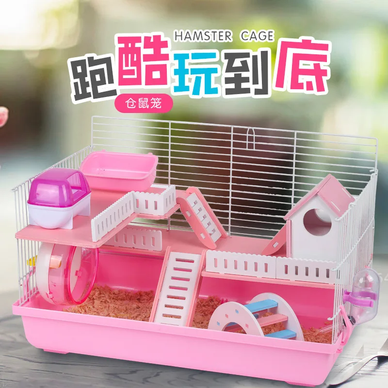 Hamster cage, golden wire, bear's nest sports villa, cage, kettle, runner's villa, hamster single double deck package
Hamster cage, golden wire, bear's nest sports villa, cage, kettle, runner's villa, hamster single double deck package