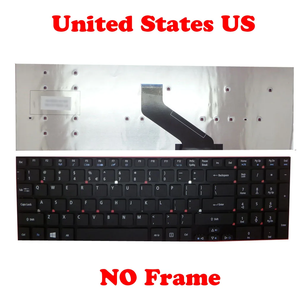 US клавиатура для ноутбука ACER V3-731 5830 V3-771 V3-531G V3-551 MP-10K33U4-6983 PK130IN1B00 MP-10K33U4-6981 V121702CS1 ES1-512 ES1-731
US клавиатура для ноутбука ACER V3-731 5830 V3-771 V3-531G V3-551 MP-10K33U4-6983 PK130IN1B00 MP-10K33U4-6981 V121702CS1 ES1-512 ES1-731
