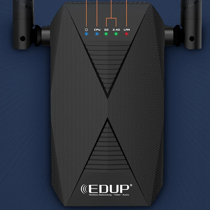 EDUP EP-2939 Wifi Repeater 2.4G/5G Dual Frequency Signal Amplifier 1200M High Power WiFi Signal Amplifier(US Plug)
EDUP EP-2939 Wifi Repeater 2.4G/5G Dual Frequency Signal Amplifier 1200M High Power WiFi Signal Amplifier(US Plug)
