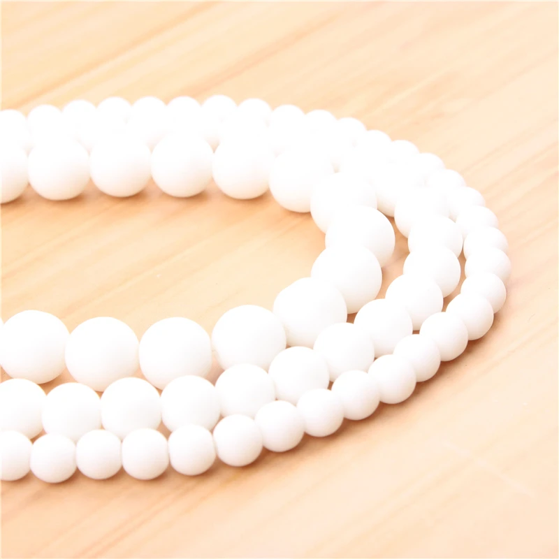 Natural Frosted 4/6/8/10/12mmBeadRoundBeadSpacerJewelryBeadLooseBeadsForJewelryMakingDIYBracelet
Natural Frosted 4/6/8/10/12mmBeadRoundBeadSpacerJewelryBeadLooseBeadsForJewelryMakingDIYBracelet