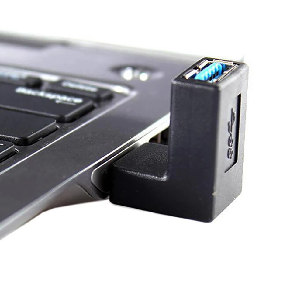 90 degree Up Angle L Bending Usb 3.0 Male to Female Adapter Extension Connector for Computer Notebook
90 degree Up Angle L Bending Usb 3.0 Male to Female Adapter Extension Connector for Computer Notebook
