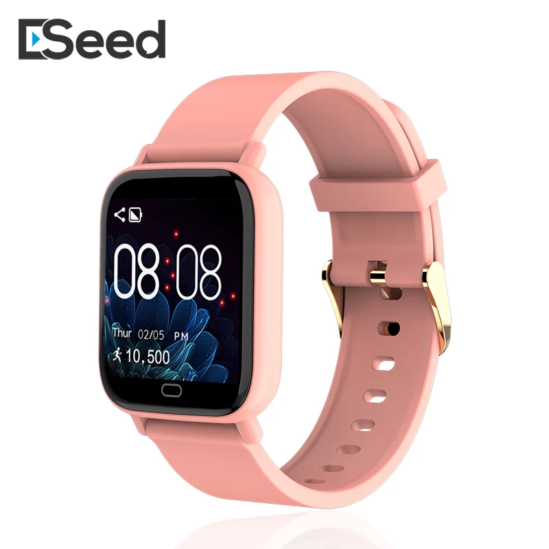 Фото ESEED ES20 умные часы для женщин IP67 водонепроницаемые 1 3 дюймов экран сердечный ритм(China)