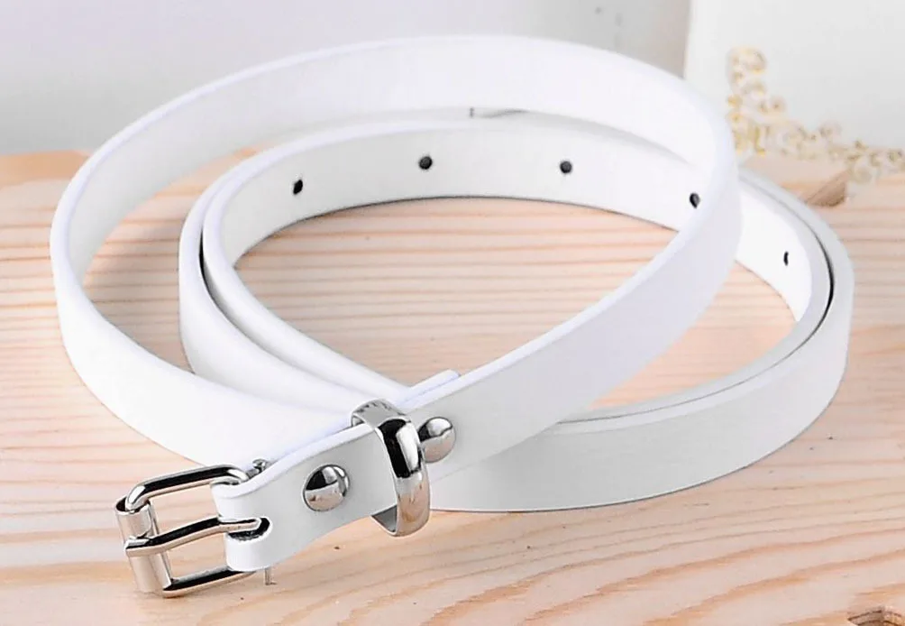 Pu Leather Women Waist Thin Belt Leather Trouser Jeans Solid Adjustable Students Casual Pin Buckles Belt
Pu Leather Women Waist Thin Belt Leather Trouser Jeans Solid Adjustable Students Casual Pin Buckles Belt