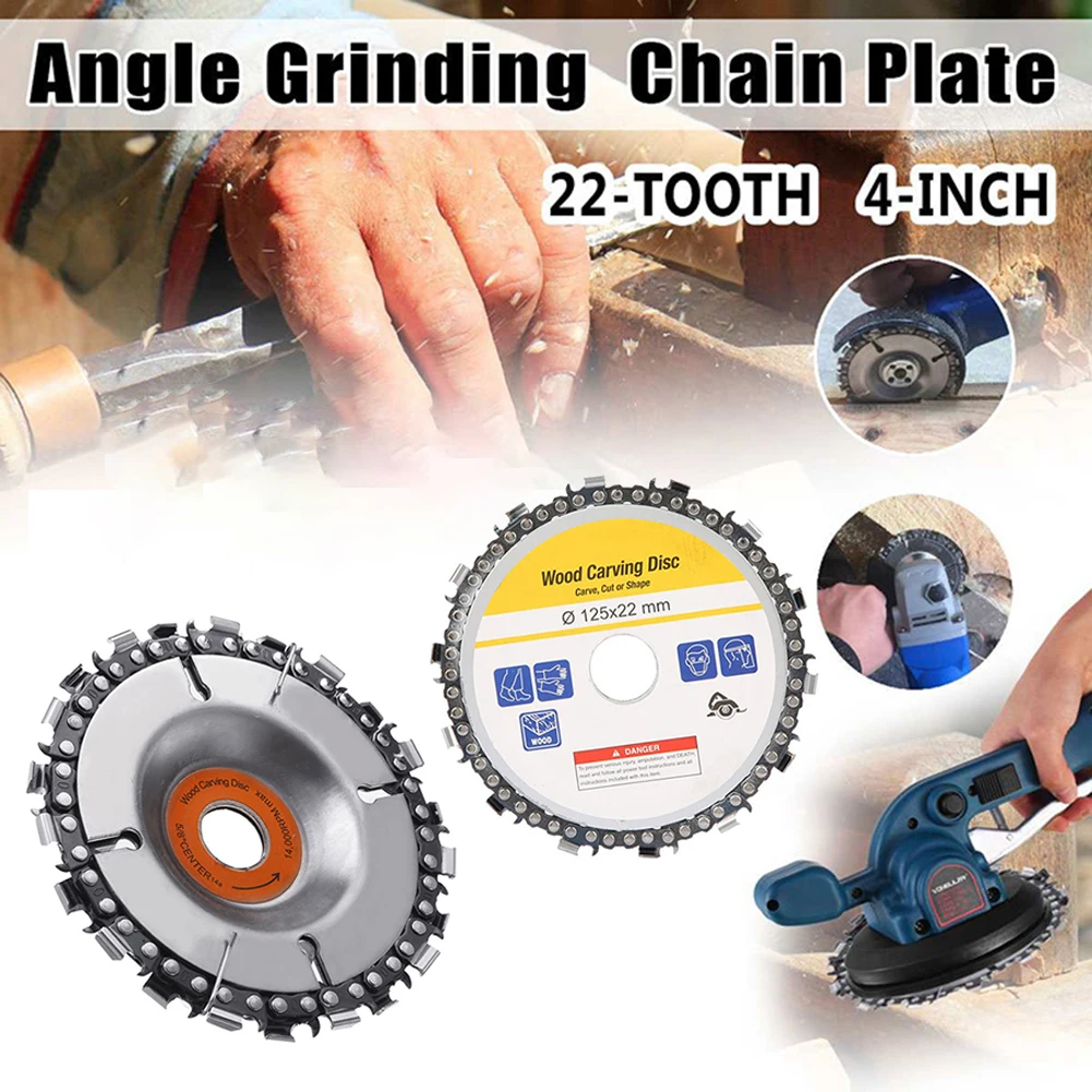 2.5/4/4.5/5Inch Angle Grinder Chain Disc Chainsaw Wood Carving Cutting Chain Saw Disc Electrical Power Accessory Tool
2.5/4/4.5/5Inch Angle Grinder Chain Disc Chainsaw Wood Carving Cutting Chain Saw Disc Electrical Power Accessory Tool