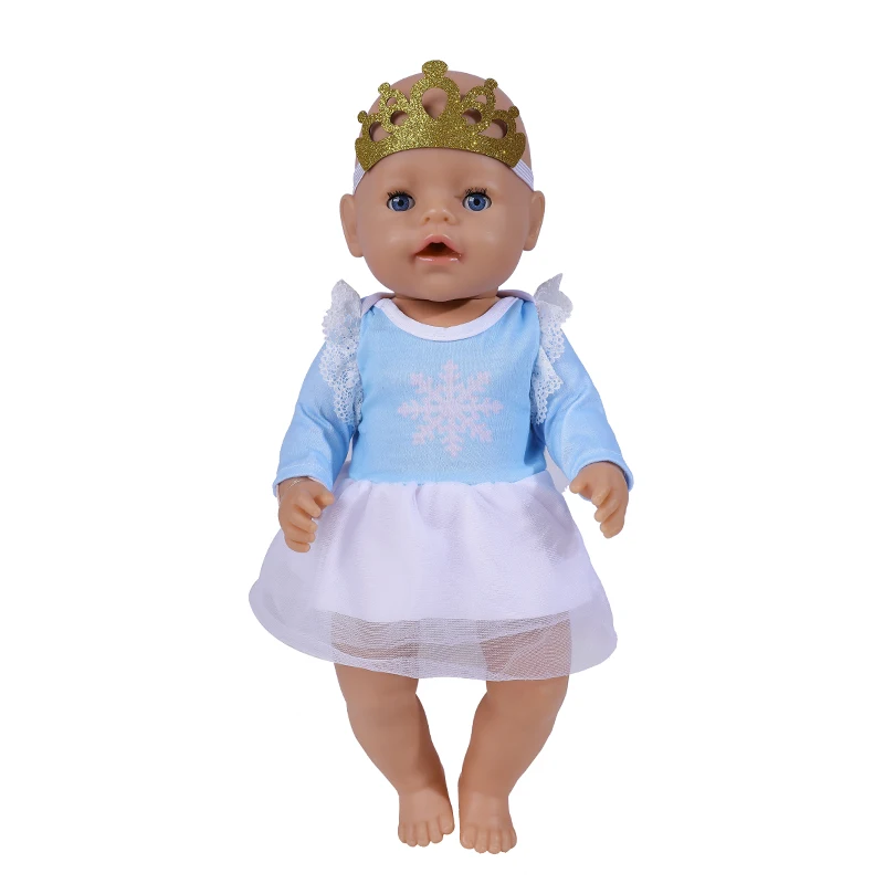 18 Inch Doll Clothes Baby Reborn Doll Accessories Snow Girls Dress Princess Costume for Birthday Gift American Girl Doll Clothes
18 Inch Doll Clothes Baby Reborn Doll Accessories Snow Girls Dress Princess Costume for Birthday Gift American Girl Doll Clothes
