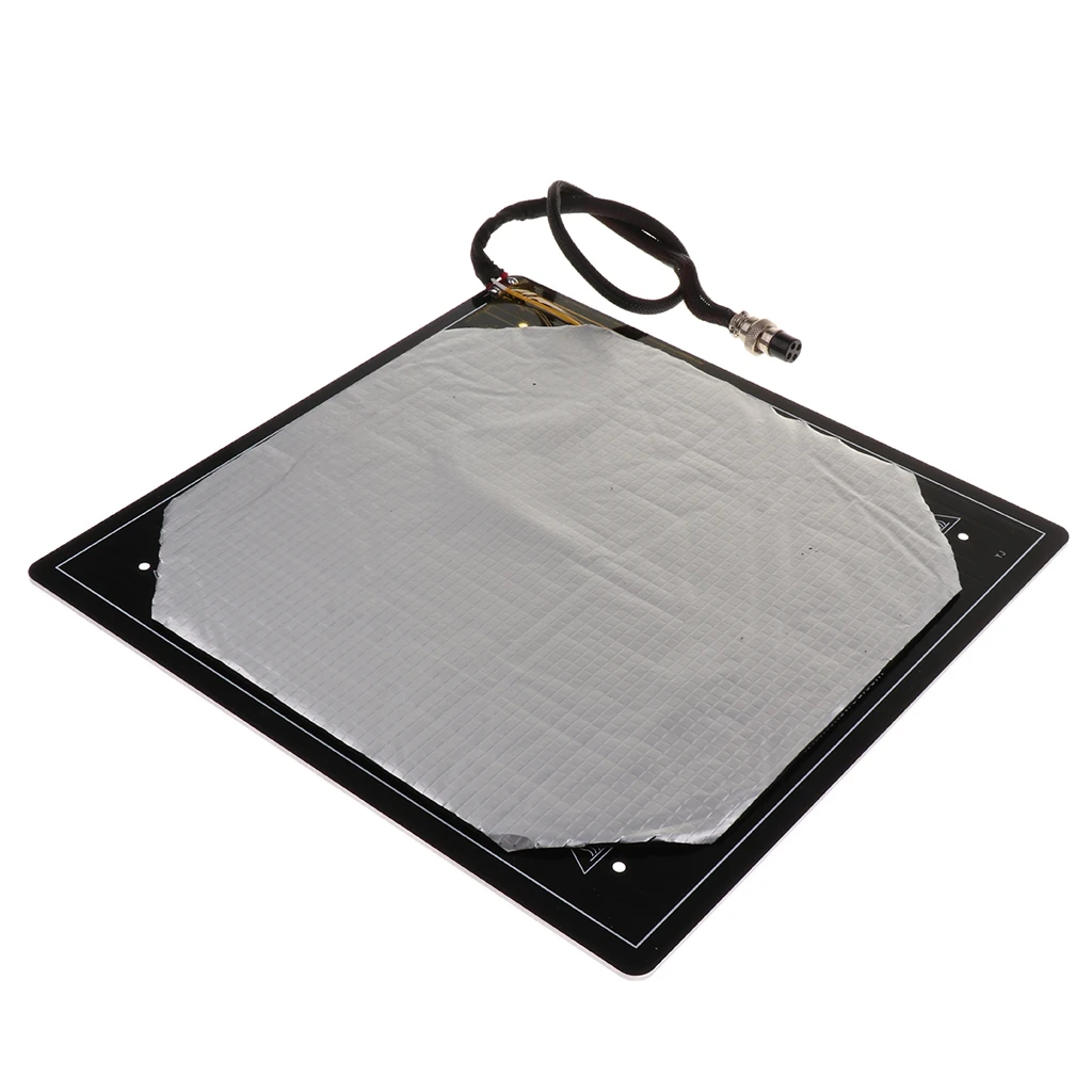 Aluminium MK3 Heated Bed 12V Heatbed 300*300mm with Heat Insulation Cotton for Creality CR10 3D Printer Hot Bed Substrate
Aluminium MK3 Heated Bed 12V Heatbed 300*300mm with Heat Insulation Cotton for Creality CR10 3D Printer Hot Bed Substrate