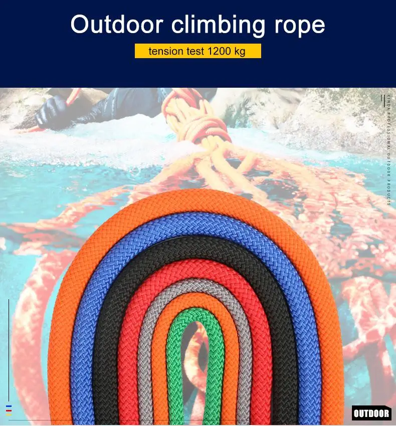 HiMISS Outdoor Climbing Safety Rope Field Survival Equipment Supplies Mountaineering Auxiliary Rope polypropylene
HiMISS Outdoor Climbing Safety Rope Field Survival Equipment Supplies Mountaineering Auxiliary Rope polypropylene