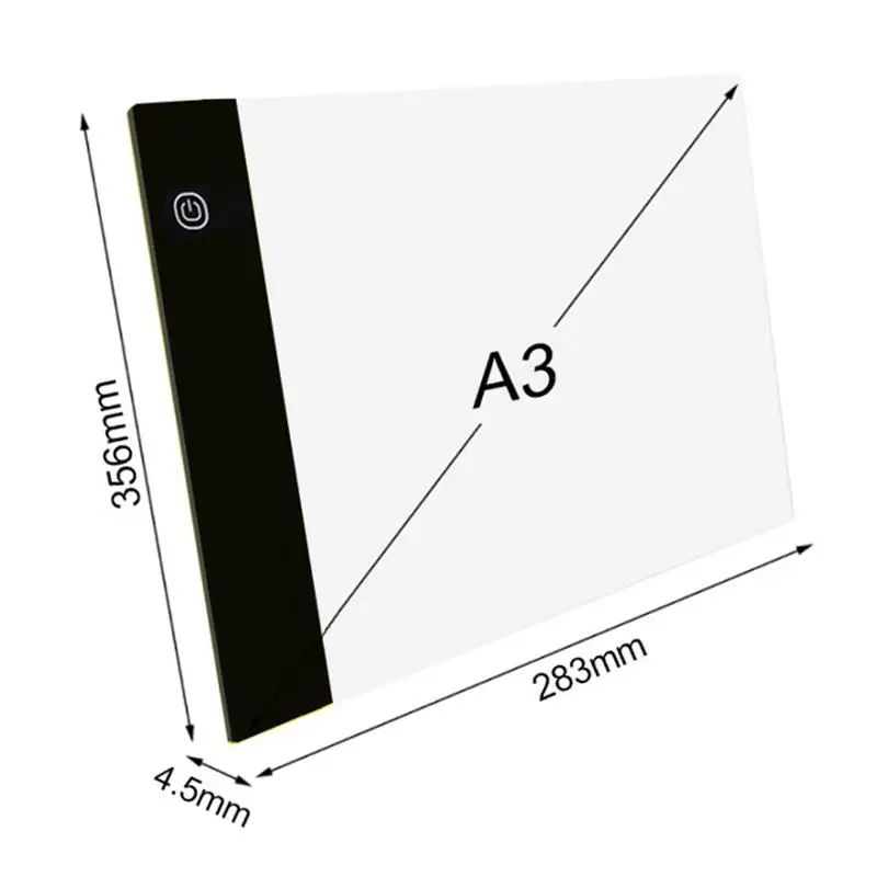 A3/A4/A5 Size Three Level Dimmable Led Light Pad Tablet Eye Protection Easier For Diamond Painting Embroidery Tools Accessories
A3/A4/A5 Size Three Level Dimmable Led Light Pad Tablet Eye Protection Easier For Diamond Painting Embroidery Tools Accessories