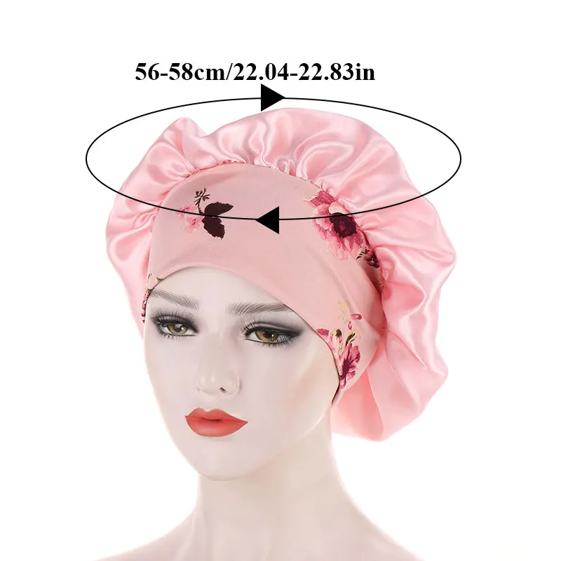 Satin Bonnet For Women Day Night Sleep Cap Wide Elastic Band Floral Print Beauty Salon Headwear Hair Care Silky Comfortable Hat
Satin Bonnet For Women Day Night Sleep Cap Wide Elastic Band Floral Print Beauty Salon Headwear Hair Care Silky Comfortable Hat