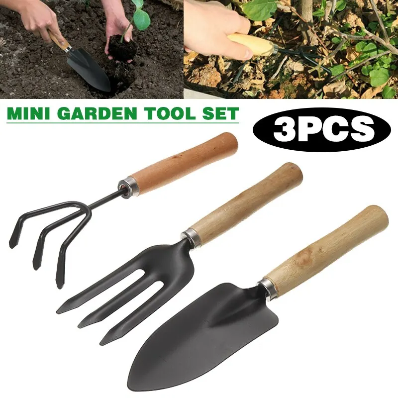 3Pcs Mini Gardening Tool Set Cultivator Fork Trowel Shovel Home Tools Garden Plants Digging Weeding Loosening Soil
3Pcs Mini Gardening Tool Set Cultivator Fork Trowel Shovel Home Tools Garden Plants Digging Weeding Loosening Soil