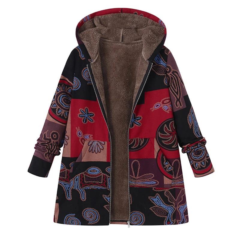 Floral Print Fluffy Fur Fleece Coat Winter Warm Zipper Loose Long Outerwear Plus Size 5X Ethnic Style Women Long Sleeve Jackets
Floral Print Fluffy Fur Fleece Coat Winter Warm Zipper Loose Long Outerwear Plus Size 5X Ethnic Style Women Long Sleeve Jackets
