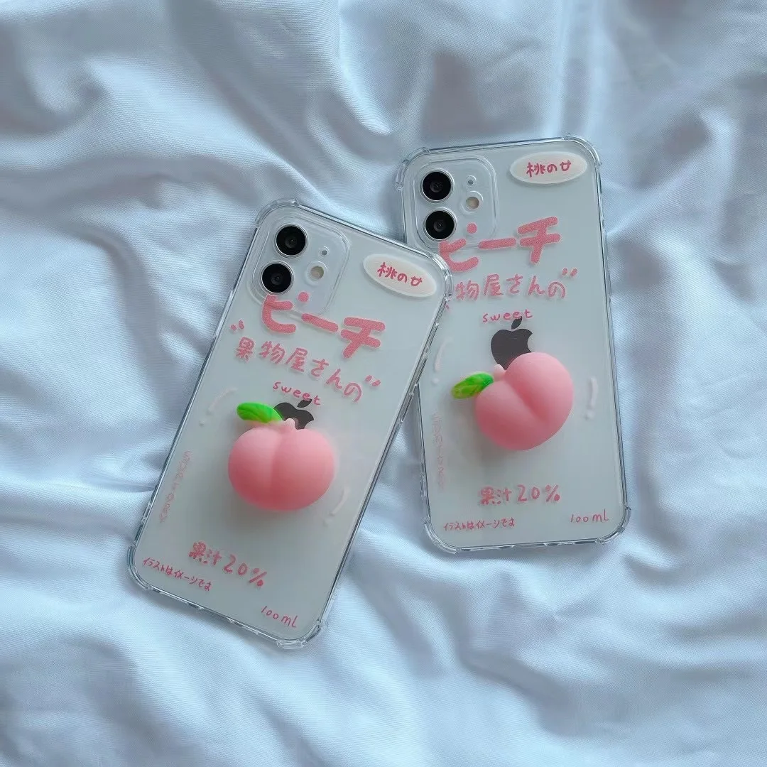Three-Dimensional Peach Apple 12/11 Promax Transparent X/xr/xsmax Following 7/8 Plus Lovely Three-Dimensional Soft Extract of Pe
Three-Dimensional Peach Apple 12/11 Promax Transparent X/xr/xsmax Following 7/8 Plus Lovely Three-Dimensional Soft Extract of Pe