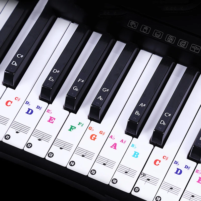 Transparent Removable Digital Piano And Keyboard Stickers For 37/49/88/61/54 For Practice Learning Sticker
Transparent Removable Digital Piano And Keyboard Stickers For 37/49/88/61/54 For Practice Learning Sticker