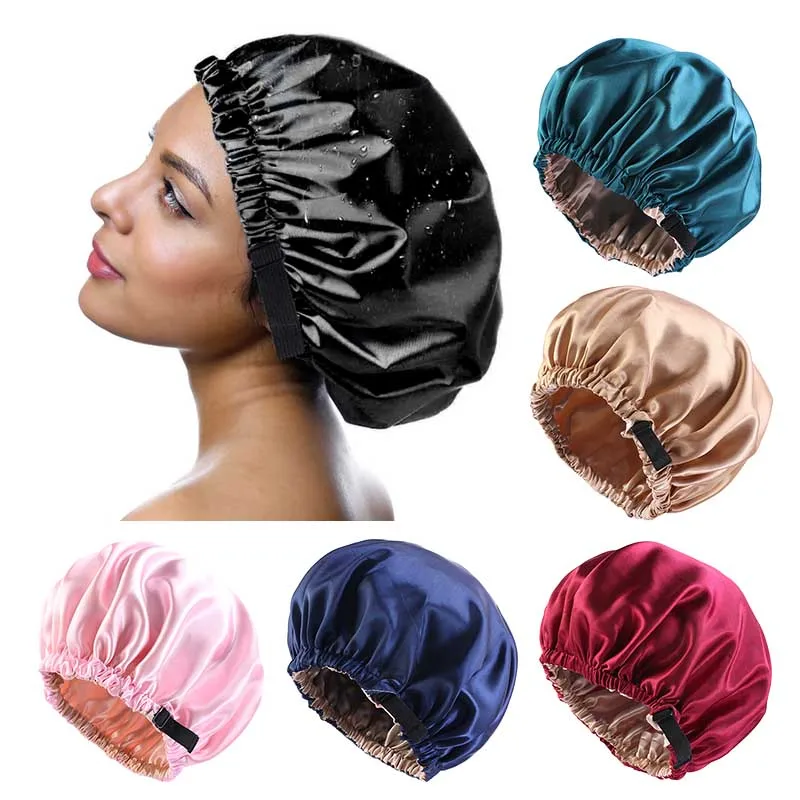 New Satin Hair Cap For Sleeping Invisible Flat Imitation Silk Round Haircare Women Headwear Ceremony Adjusting Button Night Hat
New Satin Hair Cap For Sleeping Invisible Flat Imitation Silk Round Haircare Women Headwear Ceremony Adjusting Button Night Hat