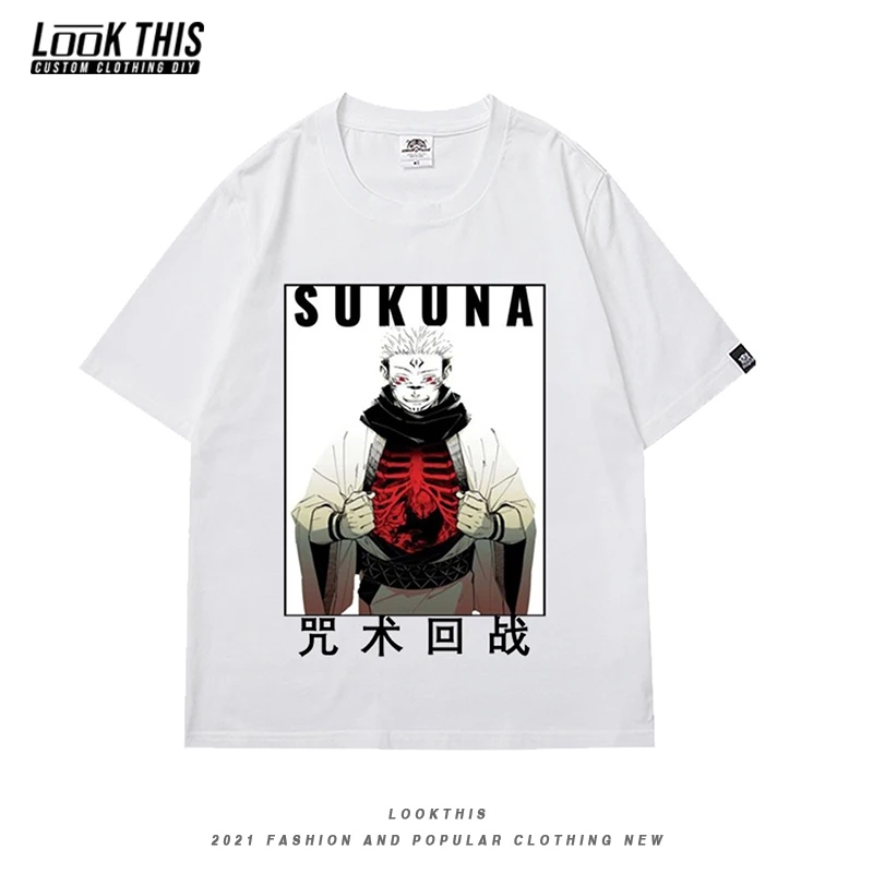 Men T-shirt Jujutsu Kaisen Anime Japanese Manga Short Sleeve T-shirts Oversized T-shirt Harajuku Teen Cartoon Character Tees Top
Men T-shirt Jujutsu Kaisen Anime Japanese Manga Short Sleeve T-shirts Oversized T-shirt Harajuku Teen Cartoon Character Tees Top