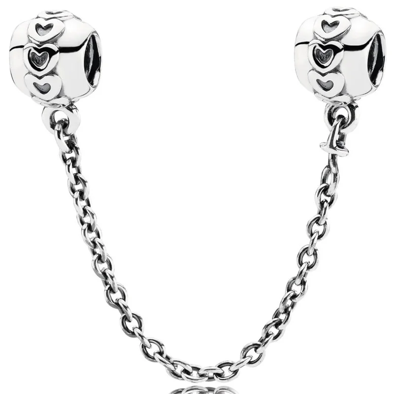 Original Love Heart Connection Safety Chain Charm DIY Jewelry Fit 925 Sterling Silver Bead Popular Bracelet Necklace
Original Love Heart Connection Safety Chain Charm DIY Jewelry Fit 925 Sterling Silver Bead Popular Bracelet Necklace