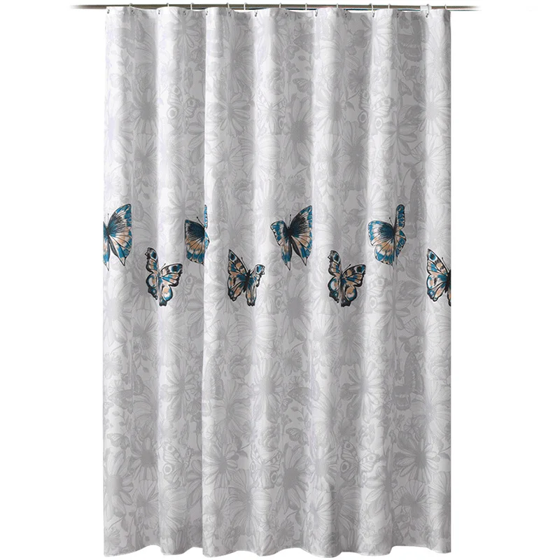 weighted hem butterfly shower screen Waterproof Polyester Fabric bathroom curtain bath curtain Decor with 12 Hooks 180X180CM
weighted hem butterfly shower screen Waterproof Polyester Fabric bathroom curtain bath curtain Decor with 12 Hooks 180X180CM