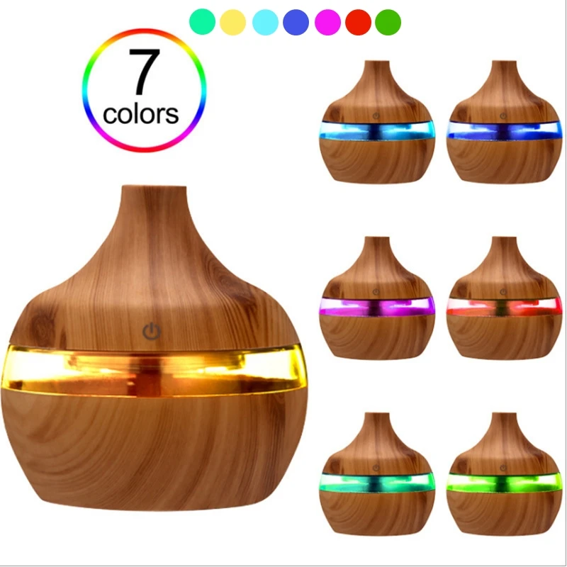 Wood Grain Air Humidifier 7 Color Led Light Evaporator Portable Aroma Diffuser 300ml Oil Aromatherapy Purifier Difusor For Home
Wood Grain Air Humidifier 7 Color Led Light Evaporator Portable Aroma Diffuser 300ml Oil Aromatherapy Purifier Difusor For Home