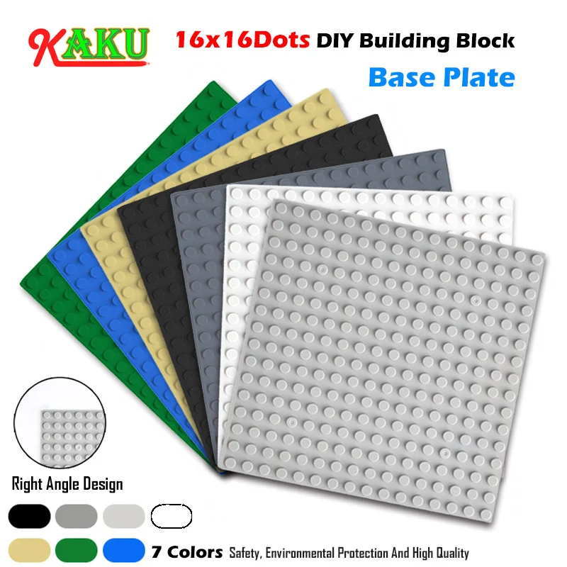 High Quality Base Plates Bricks Accessories 16*16Dots Small Brick Building Blocks Baseplates Children Toy Compatible City
High Quality Base Plates Bricks Accessories 16*16Dots Small Brick Building Blocks Baseplates Children Toy Compatible City
