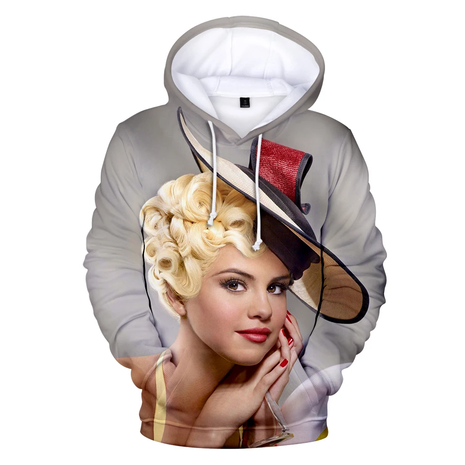 Hot Sale Selena Gomez Hoodies Sweatshirts Men/women Fashion Harajuku 3D Print Selena Gomez Hip Hop Popular Tops
Hot Sale Selena Gomez Hoodies Sweatshirts Men/women Fashion Harajuku 3D Print Selena Gomez Hip Hop Popular Tops