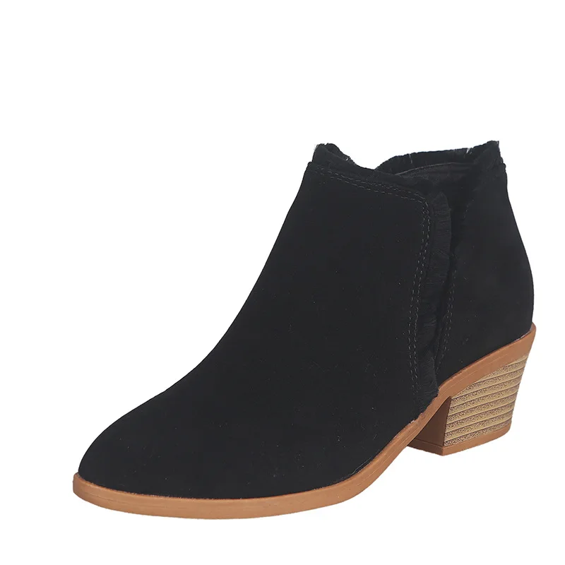 New Fashion 2020 Winter Women Boots Ankle Boots Farbic Comfy Shoes For Women Casual Ladies Chunkt Female Botas Mid Heel Footwear
New Fashion 2020 Winter Women Boots Ankle Boots Farbic Comfy Shoes For Women Casual Ladies Chunkt Female Botas Mid Heel Footwear