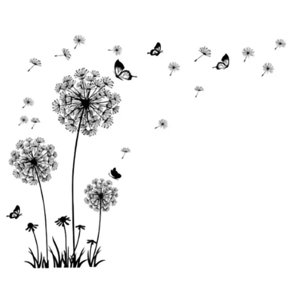 Black Dandelion Wall Sticker Removable Creative Flower Wall Stickers Living Room Bedroom Furniture Decals Decoration Wall Sticke
Black Dandelion Wall Sticker Removable Creative Flower Wall Stickers Living Room Bedroom Furniture Decals Decoration Wall Sticke