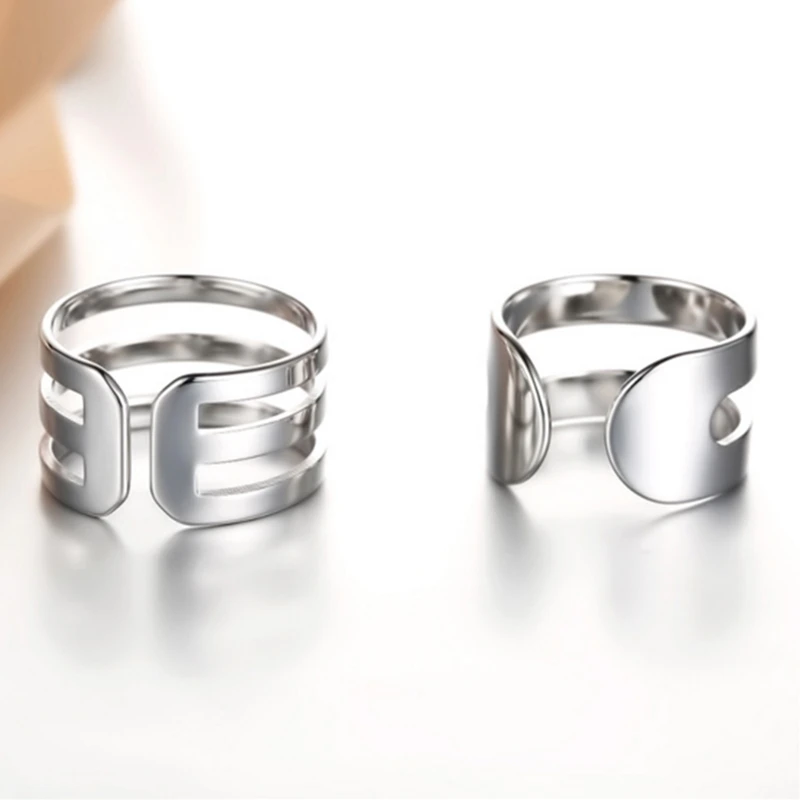 925 Sterling Silver New Woman Jewelry Opening Couple Rings Hollow Retro Fashion Arrival High Quality Rings
925 Sterling Silver New Woman Jewelry Opening Couple Rings Hollow Retro Fashion Arrival High Quality Rings