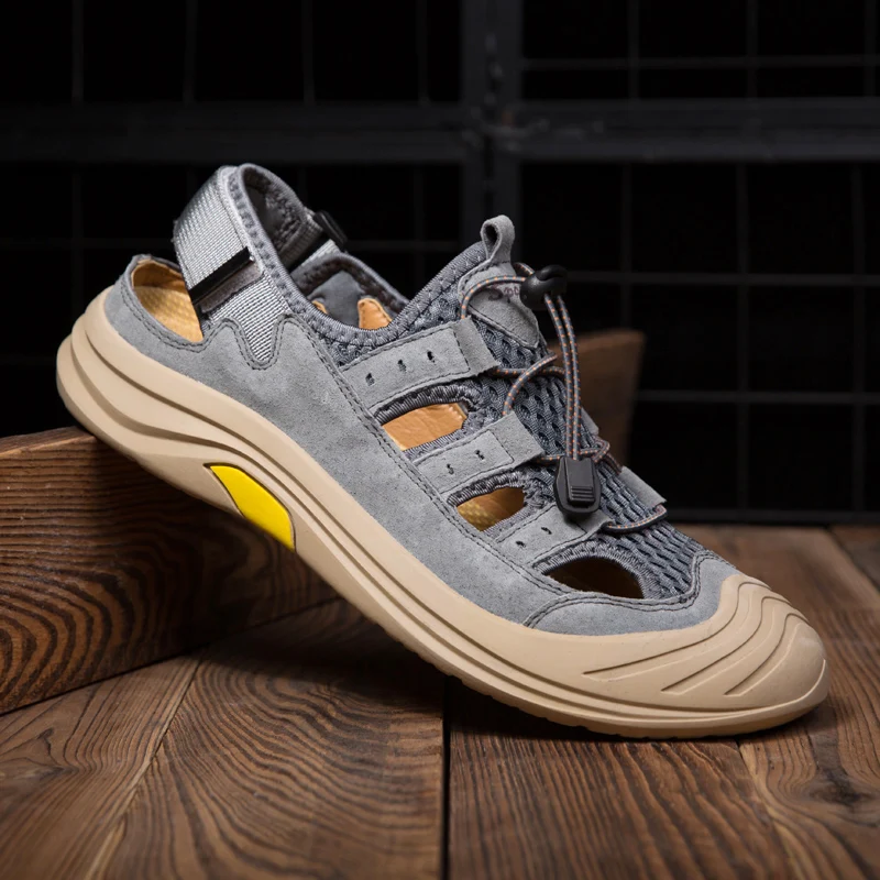 Sport Sandals Men Breathable Men's Shoes Work Sandals Sports Home Men Hollow Casual Sneakers Fashion Light Leather
Sport Sandals Men Breathable Men's Shoes Work Sandals Sports Home Men Hollow Casual Sneakers Fashion Light Leather