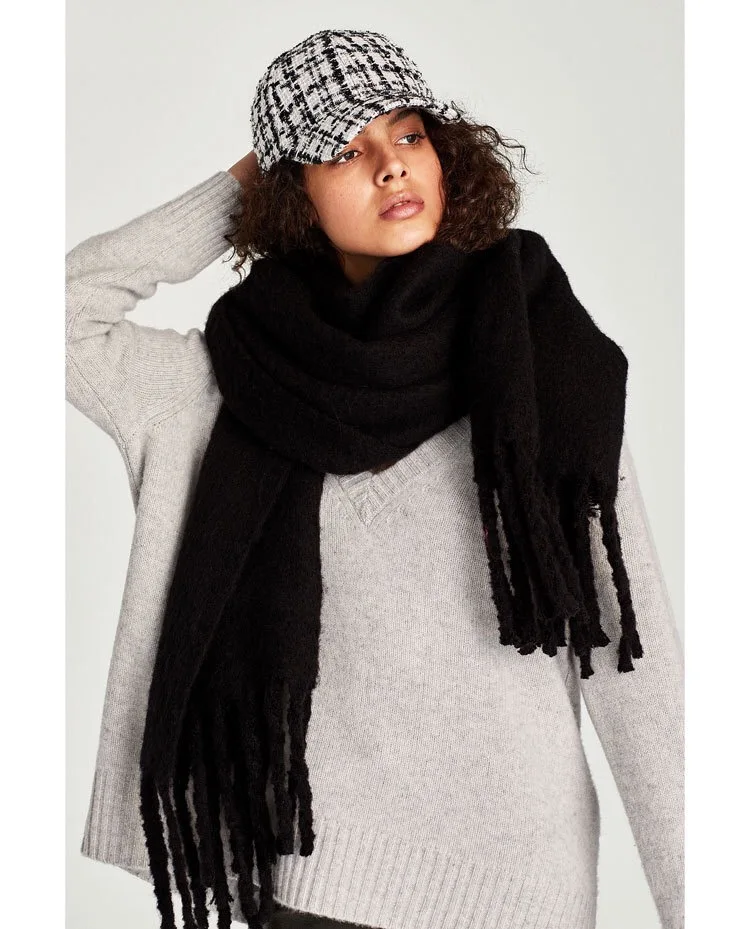 2021 зимний шарф для женщин роскошный бренд клетчатый дизайн кашемировый теплый