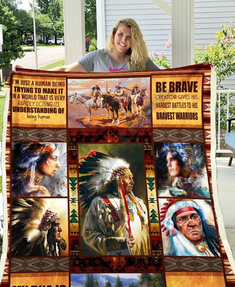 Native Chief fashion Hooded Blanket 3D full printed Wearable Blanket Adults/Child Fleece Blanket drop shipping
Native Chief fashion Hooded Blanket 3D full printed Wearable Blanket Adults/Child Fleece Blanket drop shipping