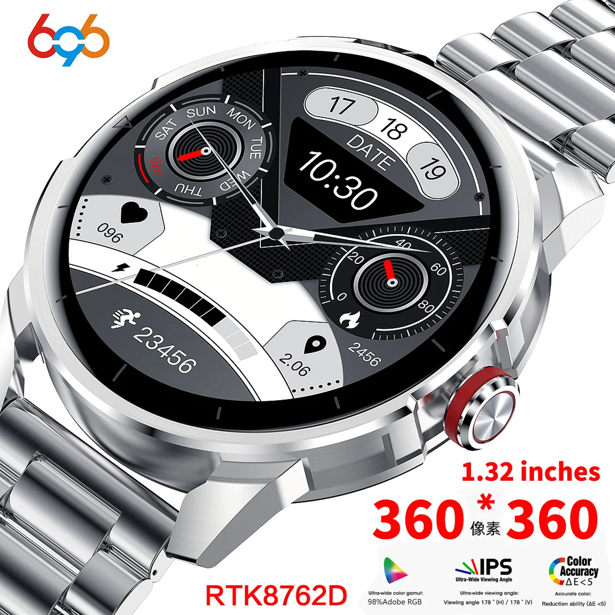 696 2022 Men Smart Watch 360*360 HD Screen Men Women Smartwatch IP68 Waterproof Heart Rate Monitor 2021 New Smart Watch
696 2022 Men Smart Watch 360*360 HD Screen Men Women Smartwatch IP68 Waterproof Heart Rate Monitor 2021 New Smart Watch