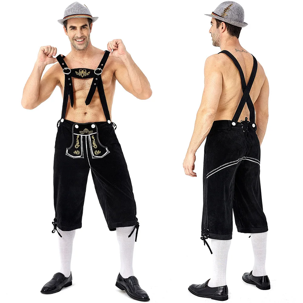 Umorden Fantasia взрослые костюмы Октоберфест Lederhosen для женщин мужчин пар Хэллоуин