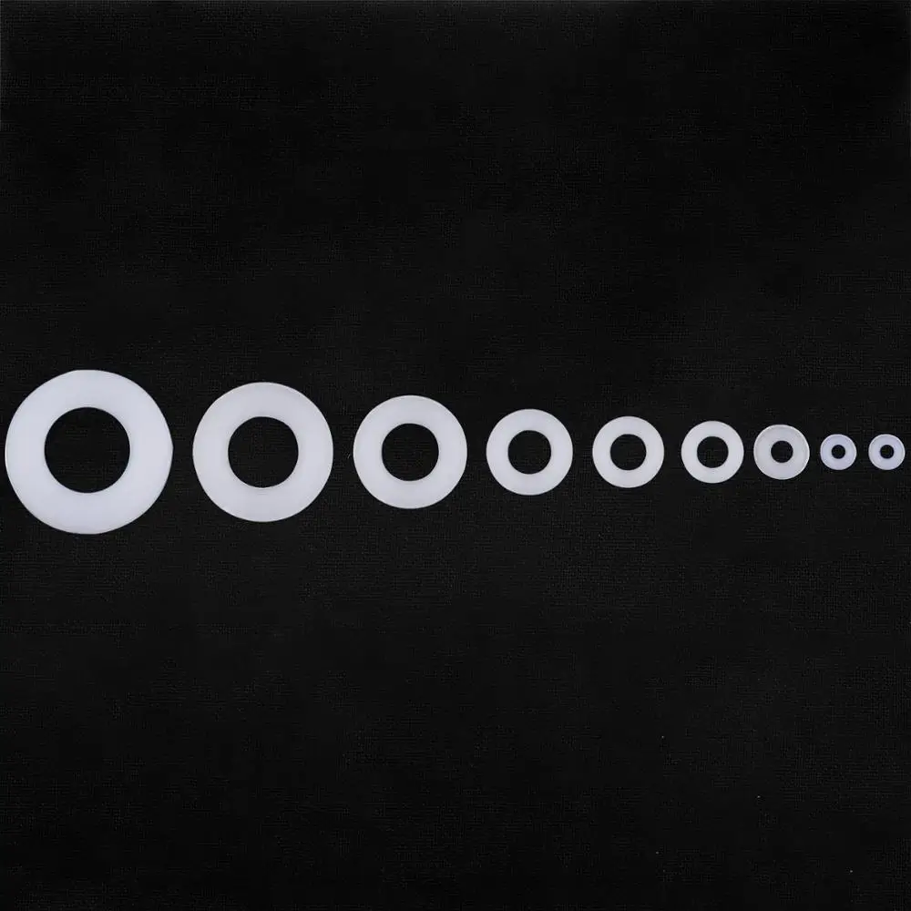 PROSTER 1000Pcs Nylon Flat Washer Assortment Set M2 M2.5 M3 M4 M5 M6 M8 M10 M12 Boat Flat Seal Ring Connector Tool Accessories
PROSTER 1000Pcs Nylon Flat Washer Assortment Set M2 M2.5 M3 M4 M5 M6 M8 M10 M12 Boat Flat Seal Ring Connector Tool Accessories