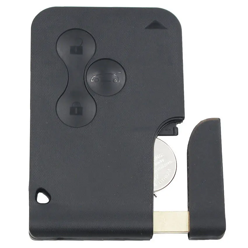 Полуумный дистанционный ключ для смарт карты Megane 3B 433 мгц ID46 PCF7947 5 шт. Renault Scenic 2003