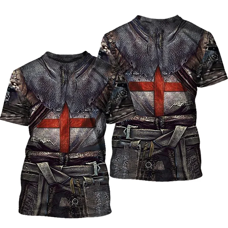 Templar Knight 3D Print Men T-shirt 2021 Summer O Neck Short Sleeve Tees Tops 3D Style Male Clothes Fashion Casual T-shirts
Templar Knight 3D Print Men T-shirt 2021 Summer O Neck Short Sleeve Tees Tops 3D Style Male Clothes Fashion Casual T-shirts