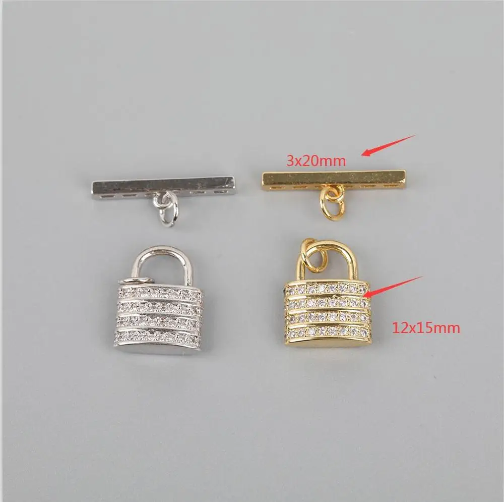 5Pcs/Lot 12X16mm CZ Micro Paved Lock Clasps Buckle Choker Necklace,Gold Silvery Zirconia Connector Clasps For DIY Jewelry Making
5Pcs/Lot 12X16mm CZ Micro Paved Lock Clasps Buckle Choker Necklace,Gold Silvery Zirconia Connector Clasps For DIY Jewelry Making