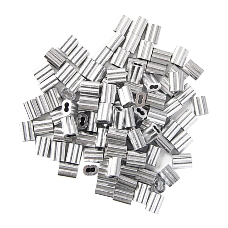100Pcs 2.5mm Wire Rope Sleeves Clip Cable Crimps & 120 Pcs Crimping Loop Sleeve 2mm Diameter Wire Rope and Cable
100Pcs 2.5mm Wire Rope Sleeves Clip Cable Crimps & 120 Pcs Crimping Loop Sleeve 2mm Diameter Wire Rope and Cable