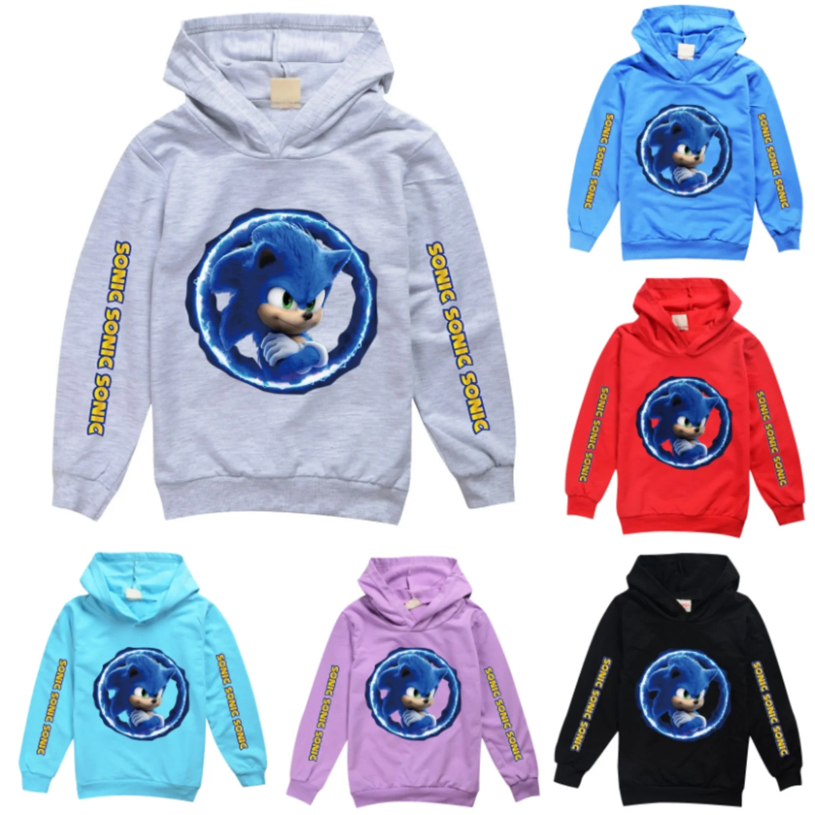 Sonic Kids Autumn Spring Top Hoodies Sweatshirt T shirt Clothes Hooded Shirts Baby Girls Teenager Cotton Clothing Thin Tops 2021
Sonic Kids Autumn Spring Top Hoodies Sweatshirt T shirt Clothes Hooded Shirts Baby Girls Teenager Cotton Clothing Thin Tops 2021