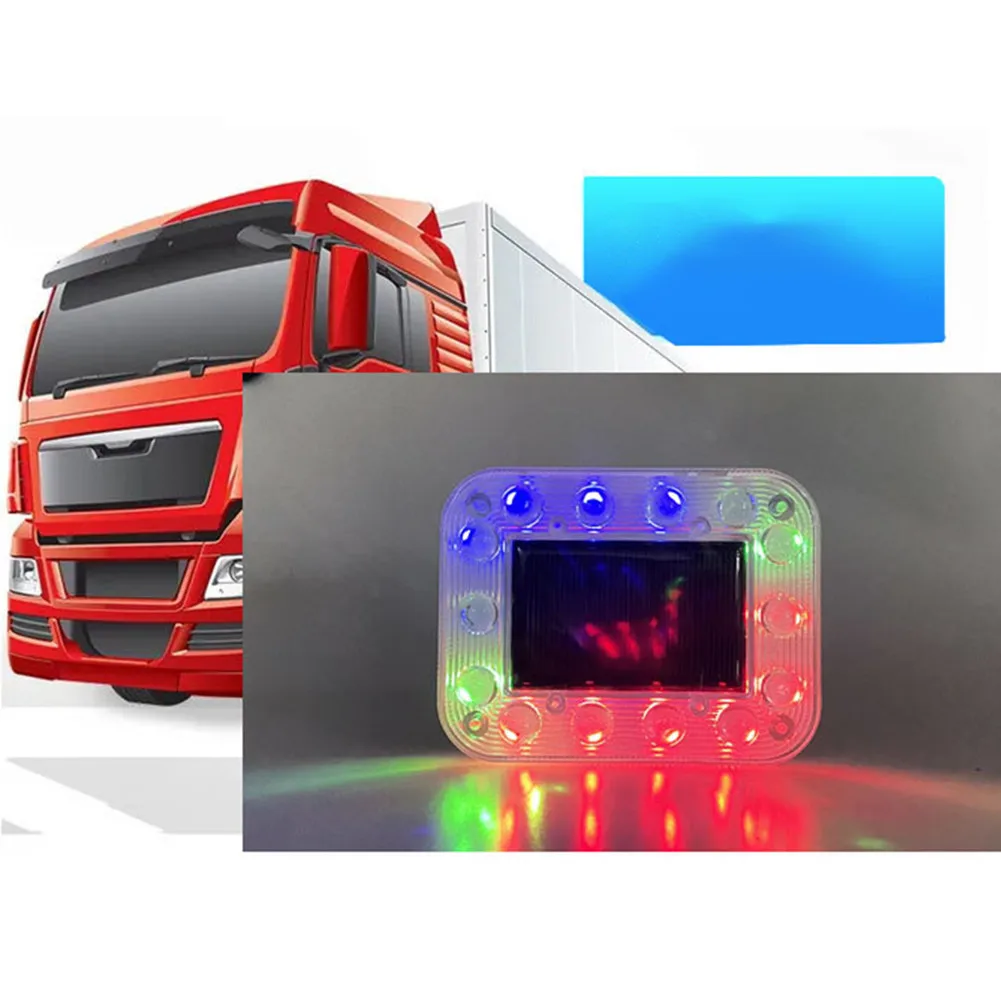 Warning Light 2*colorful Solar Flashing Light Anti-collision Warning Side Light LED Tail Light Warning Light
Warning Light 2*colorful Solar Flashing Light Anti-collision Warning Side Light LED Tail Light Warning Light