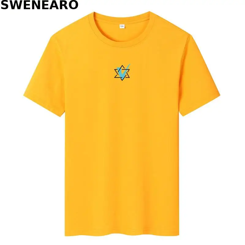Swnearo 2021 Summer new men's T-shirt 100% cotton small V print t-shirt breathable O-collar short-sleeved brand T-shirt
Swnearo 2021 Summer new men's T-shirt 100% cotton small V print t-shirt breathable O-collar short-sleeved brand T-shirt