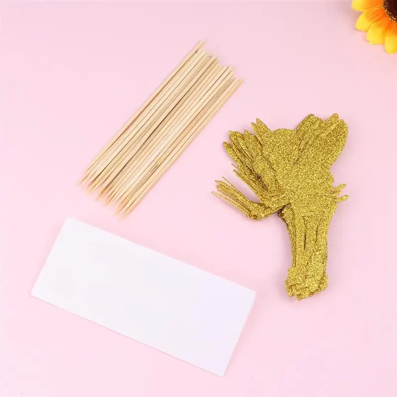 20pcs Cake Inserted Card Angel Fairy Cake Topper Glitter Paper Pick Party Favor Cake Decor For Birthday Party 
20pcs Cake Inserted Card Angel Fairy Cake Topper Glitter Paper Pick Party Favor Cake Decor For Birthday Party