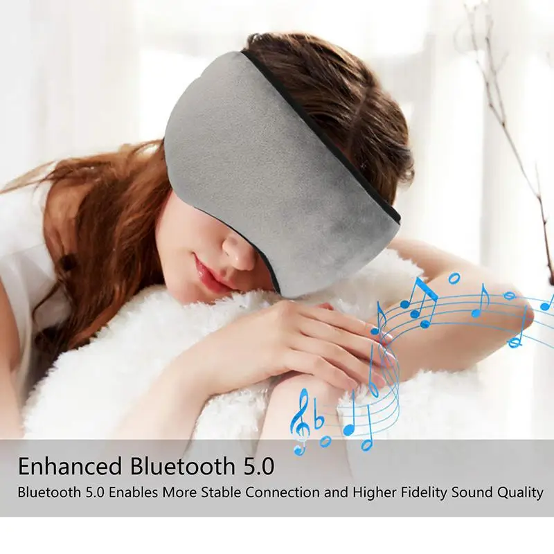 Yfashion Sleep Headphones Bluetooth Sleep Mask Wireless Bluetooth Sleeping Eye Mask Headphones Travel Eye Shades
Yfashion Sleep Headphones Bluetooth Sleep Mask Wireless Bluetooth Sleeping Eye Mask Headphones Travel Eye Shades