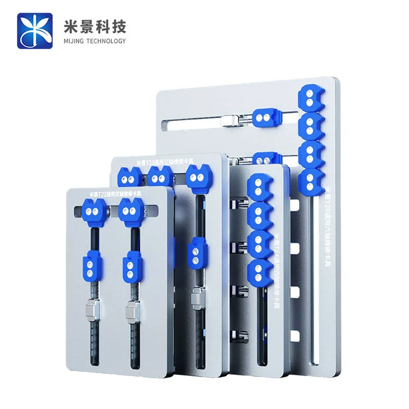 Mijing T22/T23/T24/T26 Aluminum Alloy Motherboard Repair Fixture For Mobile Phone/Pad PC CPU Chip PCB Soldering Repair
Mijing T22/T23/T24/T26 Aluminum Alloy Motherboard Repair Fixture For Mobile Phone/Pad PC CPU Chip PCB Soldering Repair