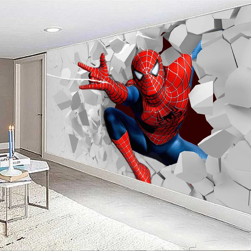 Bacal Custom Wallpaper 3D Creative Cartoon Themed Mural Children's Room Kindergarten Boys Bedroom Decor Poster Wall Paint |