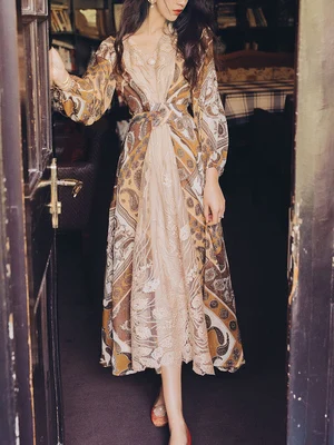 Весеннее элегантное женское платье с вышивкой в стиле ретро, платье из двух частей с длинным рукавом, женское длинное Тюлевое Платье с принт...
Весеннее элегантное женское платье с вышивкой в стиле ретро, платье из двух частей с длинным рукавом, женское длинное Тюлевое Платье с принт...