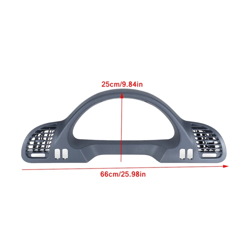 Car Inner Instrument Frame Cover with Air Vents for Benz Sprinter Cdi 1999-2006 9016801439 & Car Shelf Passenger Compartment wit
Car Inner Instrument Frame Cover with Air Vents for Benz Sprinter Cdi 1999-2006 9016801439 & Car Shelf Passenger Compartment wit
