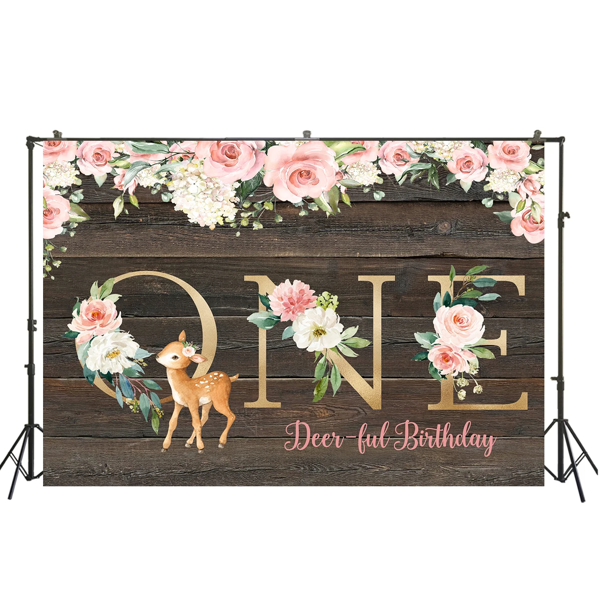 Sweet Deer Bambi Theme Backdrop Girl 1st Birthday One deer-ful Backdrop woodland Party Background Floral Poster Photo Banner
Sweet Deer Bambi Theme Backdrop Girl 1st Birthday One deer-ful Backdrop woodland Party Background Floral Poster Photo Banner